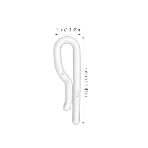 100PCS Shirt Folding Clips: Clothespin Fabric Holder - Clear Shirt Folding Clasp - Plastic Clip for Garments Pants Socks Ties Organizing White - color: Transparent