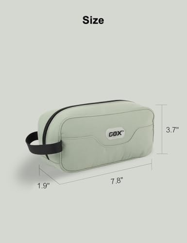 GOX Travel Toiletry Bag Dopp Kit Case for Men Multifunction Packing Organizer Pouch (Mint Green) - color: Mint Green