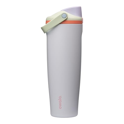 Owala FreeSip Sway Insulated Stainless Steel Water Bottle with Two-Way Spout, Built-In Straw and Bucket Handle, Made for Travel, School, and Sports, 40oz, BPA Free, Leak Proof, Beach House - color: Beach House, size: 40 Ounces