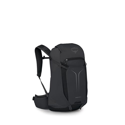 Osprey Sportlite 22L Lightweight Hiking Backpack for Men and Women - Everyday Hiking Bag - Travel Daypack, Raven Black - color: Raven Black, style: 22l
