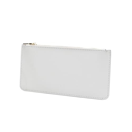 Pencil Pen Case Stationery Case Pouch Bag (Gray,Faux leather) - color: Gray/FL