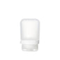 humangear GoToob+ (Small) | Refillable Silicone Travel Bottle | Locking Lid | Food-Safe Material | Clear, Small (1.7 fl.oz; 53ml) - color: Clear, size: 1.7 Ounces