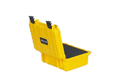 MEIJIA Portable All Weather Waterproof Protective Case,Hard Case,Camera Case With Customized Fit Foam,Fit Use of Drones,Camera,Equipments,Pistols,13.35 x11.63x5.98inches (Yellow) - color: Yellow