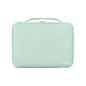 KAZAY Hanging Toiletry Bag with TSA Approved Detachable Pouch, Compact Travel Size Bag, Travel Toiletry Bag, Water Resistant, Premium Nylon, Travel Size Toiletries, Cosmetic Makeup Bag (Sage Green) - color: Sage Green
