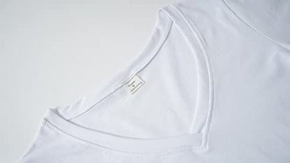 YIJIU Women Soft Comfy Pajamas Cute Cat Short Sleeve Capri Pants PJS Set - color: White, size: Medium