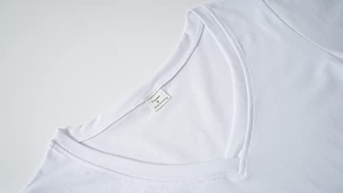 YIJIU Women Soft Comfy Pajamas Cute Cat Short Sleeve Capri Pants PJS Set - color: White, size: X-Large