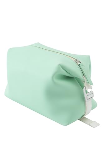 6"x 9.84" 4.5L Large Silicone Toiletry Bag,Waterproof Leakproof Foldable Travel Organizer,Dopp Kit Alternative for Men & Women,Turquoise Blue - color: Green, size: 4.5L