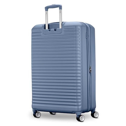 American Tourister Stratum 3.0 Large 28-Inch Spinner, Airline Approved, Durable Hardside Luggage, Expands 1.5", RightHeight™ Adjustable Handle, Elemental Blue - color: Elemental Blue, size: Large - Checked