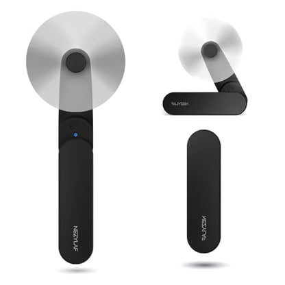 Portable mini handheld Fan, small Rechargeable Personal Fan for 9-15 Hours Runtime, Pocket Design for Travel/Women Essentials/vacation/beach/vacation/airplane/disney - color: Black