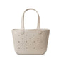 Simple Modern Large Beach Bag | Waterproof Getaway Rubber Tote with Zipper Pocket for Travel, Pool, Boat, Groceries, Sports | Almond Birch - color: -Almond Birch, style: Large