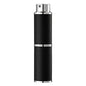 Travel Perfume Bottle Refillable - 8ML Leather Empty Mini Cologne Spray Atomizer Men - Small Fragrance Sample Sprayer - Portable Refill Travel Essentials Container with Black - color: Black