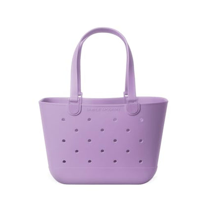 Simple Modern Large Beach Bag | Waterproof Getaway Rubber Tote with Zipper Pocket for Travel, Pool, Boat, Groceries, Sports | Purple Breeze - color: Purple Breeze, style: Large