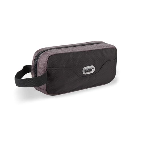 GOX Travel Toiletry Bag Dopp Kit Case for Men Multifunction Packing Organizer Pouch(Black) - color: Black/Grey