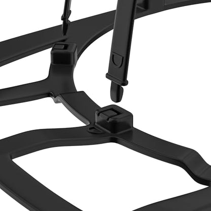 Hat Washer Cage, Snap-Lock Design, Foldable & Portable for Washing Machine Dryer Dishwasher - color: Black-1-Pack