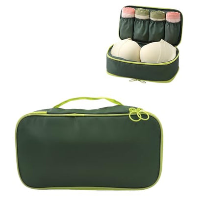 Multifunctional Travel Underwear Organizer Bag Dopamine Lingerie Socks Storage Portable Packing Cube,Matcha Green - color: Matcha Green 12#