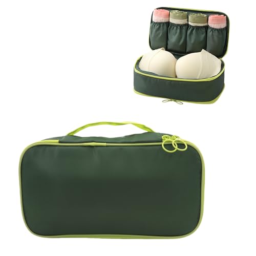 Multifunctional Travel Underwear Organizer Bag Dopamine Lingerie Socks Storage Portable Packing Cube,Matcha Green - color: Matcha Green 12#