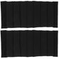 VOSAREA Dividers for Camera Bags 2 Pcs Padded Camera Bag Inserts Dividers Shock Absorbing Pad - color: Black