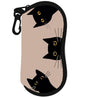 Sunglasses Case Soft Glasses Cases for Women Pouch Eyeglass Bag Eye Glass Kids Girls Sun Glasses Cute Kawaii - color: Three Cat