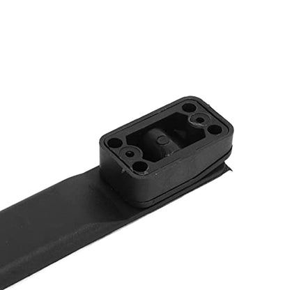 Tiiyee Luggage Handle, Plastic Suitcase Handle Replacement Soft Pull Repair Carry Strap Grip Spare Fix Holders Hardware Accessory Part for Black Boxes Cases Black Tone Old Broken 20cm Length