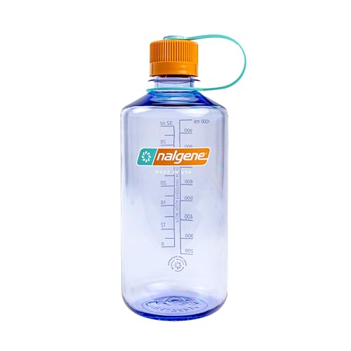Nalgene 32 oz Narrow Mouth Water Bottle BPA-Free, Durable & Leak Proof, Lghtweght Bottle for Hkng, Gym & Travel, Amethyst - color: Amethyst, size: 32 Ounces