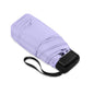 Mini Umbrella - Compact, Waterproof Travel Umbrella for Light Rain, Suitable for Women's Purse and Pocket - color: 0601.Light Purple