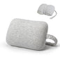 Love&go Portable Small Travel Pillow, Made with Soft Memory Foam Pillow and Breathable Cover, for Backpacking Hiking, Camping, Airplane and Car Trip (Gray)