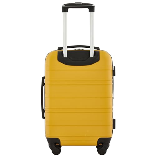 Travelers Club Phoenix Luggage, Gold Rod, 22-Inch Carry-On - color: Gold Rod, size: 22" Carry-On