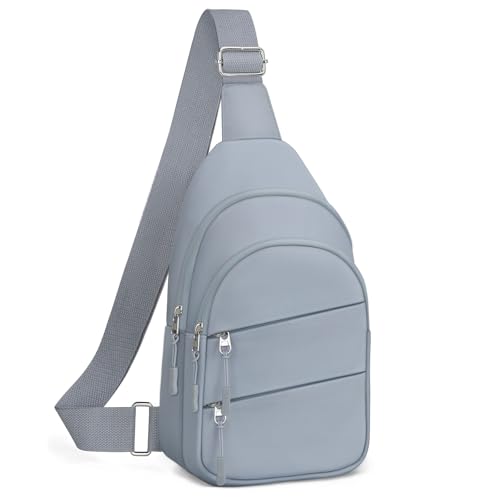 Tuwubi Crossbody Bags for Women, Sling Bag for Men, Small Hiking Backpack Anti Theft Lightweight for Outdoors Travel (M, Blue) - color: Blue, size: Medium