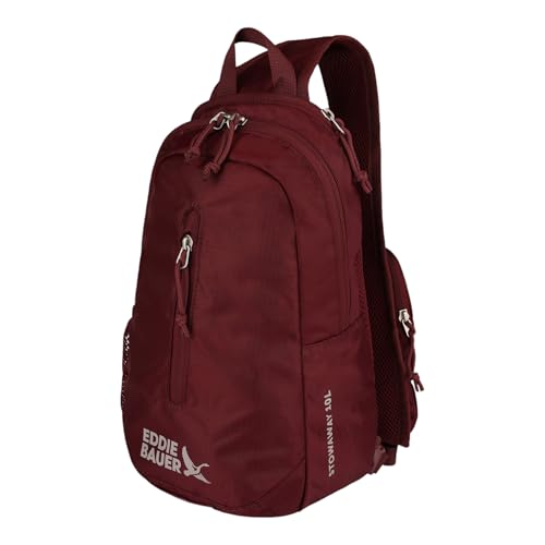Eddie Bauer Stowaway Packable Sling Bag | Travel | Outdoor | Lightweight | Compact | Ripstop Nylon, Black Cherry-10L - color: Black Cherry