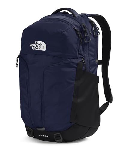 THE NORTH FACE Surge Commuter Laptop Backpack | Daypack With Water Repellent Finish, 16" Laptop Sleeve, Reflective Details - color: Tnf Navy/Tnf Black-npf, size: One Size