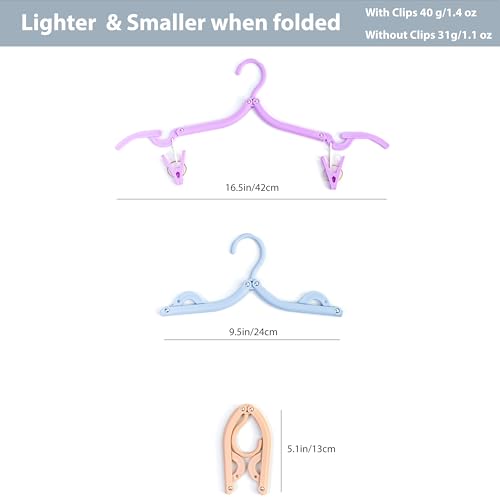 Travel Hangers, Cruise Ship Essentials Travel Essentials, Portable Cruises Must Haves 2026, Folding Hangers for Suitcase, RV Camping Airplane Europe Vacation Essential (30, Mixed) - color: Mixed