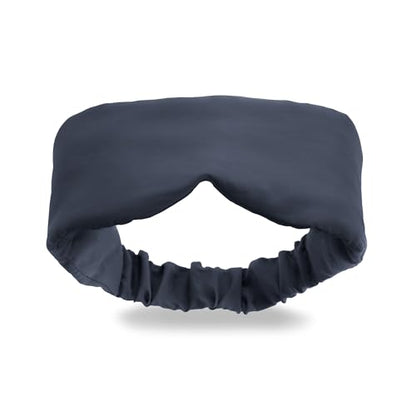 Infinity Travel - Bamboo Sleep Mask - Silky Soft Eye Mask - Comfortable - 100% Light Blocking Night - Machine Washable (Midnight Grey) - color: Midnight Grey