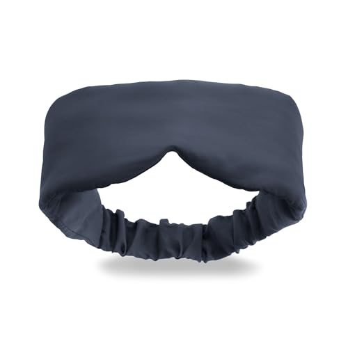 Infinity Travel - Bamboo Sleep Mask - Silky Soft Eye Mask - Comfortable - 100% Light Blocking Night - Machine Washable (Midnight Grey) - color: Midnight Grey