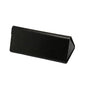 Portable Leather Glasses Case Anti-pressure Glasses Bag Coin Purse Storage Bag Suitable for Men and Women - color: Folding Black