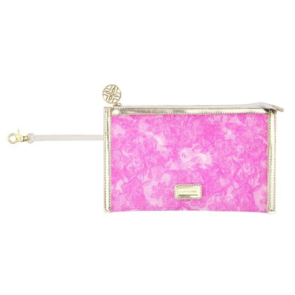 Lilly Pulitzer Beach and Picnic Cooler, Insulated Bag with Adjustable Shoulder Strap and Zipper, Soft Cooler - color: Endless Summer