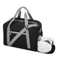 Apenze Small Gym Bag 14 Inch Lightweight Carry on Mini Duffel Bag with Shoe Compartment for Travel Sport Black/Green - color: Black/Green