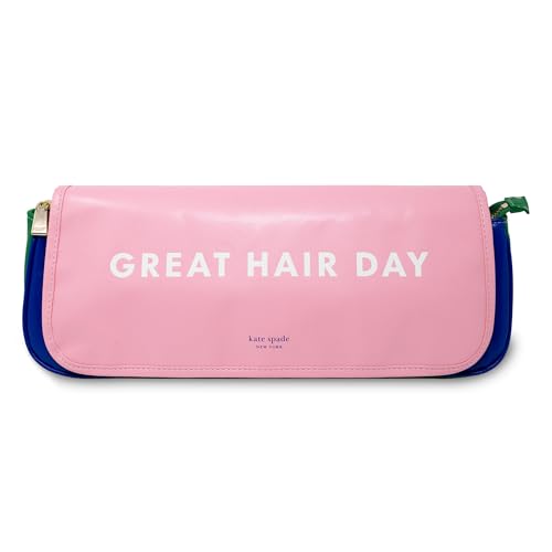 kate spade new york Hair Styling Tools Organizer, Compact Hairstylist Travel Bag, Great Hair Day - color: Great Hair Day
