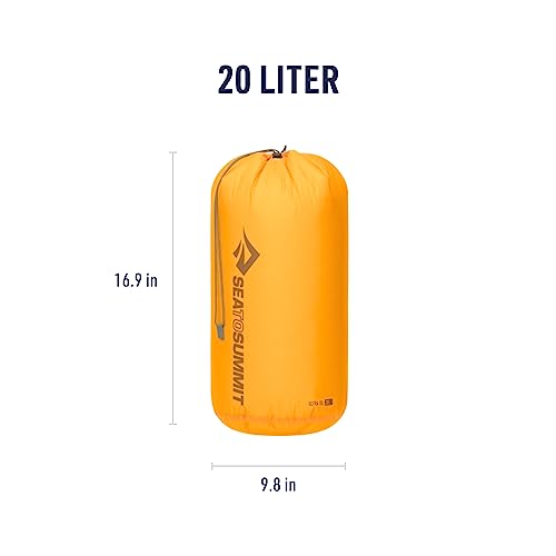 Sea to Summit Ultra-SIL Stuff Sack, Ultralight Outdoor and Travel Storage - color: Zinnia Yellow, style: 20 Liter
