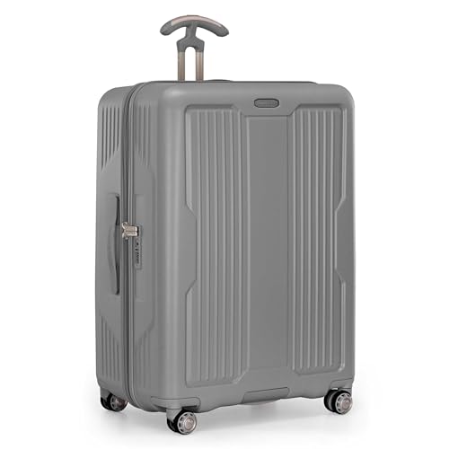 Traveler's Choice Ultimax II Polycarbonate Hardside Luggage with Spinner Wheels, Slate Gray, 29-Inch Large Luggage - color: Slate Gray, size: 29-Inch Large Luggage