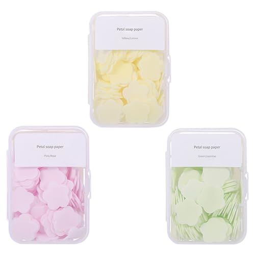 300pcs Portable Hand Washing Soap Sheets, Scented Mini Soap Sheets, Disposable Soluble Soap for Outdoor Travel, Camping, Hiking (Mix) - color: Mix