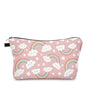Cute Travel Makeup Bag Cosmetic Bag Small Pouch Gift for Women (Cloud Rainbow) - color: Cloud Rainbow