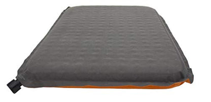Teton Camping Seat Cushion; Stadium Seat; Office Chair; Car Pad; Inflatable, Orange - color: Orange