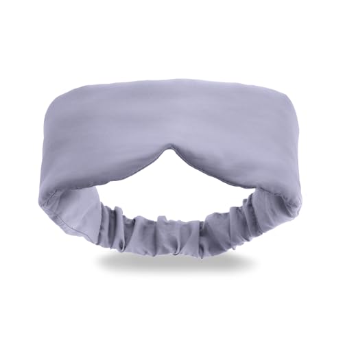 Infinity Travel - Bamboo Sleep Mask - Silky Soft Eye Mask - Comfortable - 100% Light Blocking Night - Machine Washable (Purple) - color: Purple