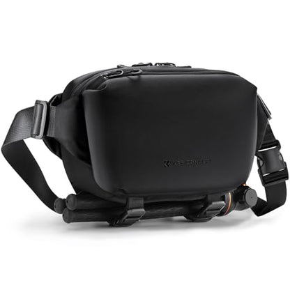 K&F CONCEPT Camera Sling Bag Crossbody Bag Waterproof Camera Shoulder Backpack DSLR/SLR/Mirrorless Camera Case - color: 14 Black Small