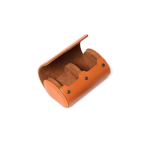 Mirage Watch Rolls - Espresso/Ivory Double Watch Case - Travel Gift Accessory for Men - color: BROWN