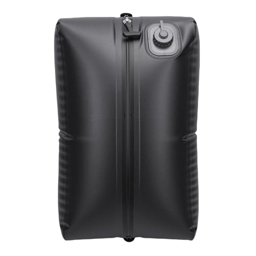 Naroote 20L Reusable Travel Vacuum Bag, Built in Pump Rechargeable Folding Compression Bag, Luggage Space Saver Packing Tool, Ideal for Camping Carry On Suitcases Backpack Seal (Black Grid) - color: Black Grid