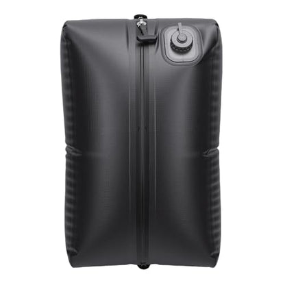 Naroote 20L Reusable Travel Vacuum Bag, Built in Pump Rechargeable Folding Compression Bag, Luggage Space Saver Packing Tool, Ideal for Camping Carry On Suitcases Backpack Seal (Black Grid) - color: Black Grid