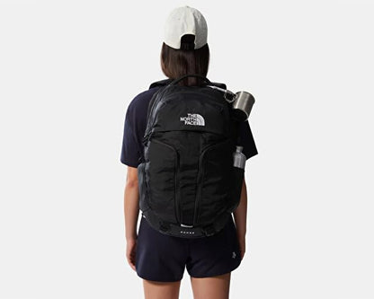 THE NORTH FACE Surge Commuter Laptop Backpack | Daypack With Water Repellent Finish, 16" Laptop Sleeve, Reflective Details - color: Tnf Black/Tnf Black, size: One Size