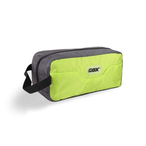 GOX Premium Toiletry Bag, Dopp Kit Case For Travel, Multifunction Organizer Pouch (Green/Grey) - color: Green/Grey