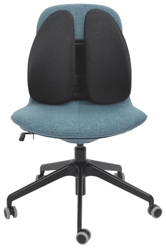 Kensington SmartFit Conform Back Rest – Adjustable Lumbar Support with Flexible Side Panels, Ergonomic Mesh Design for Improved Posture & Comfort, Universal Office Chair Fit – Black (K60412WW)